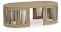 Serena Shores - Rectangular Cocktail Table - Beige - Select Living Furniture - Coffee Tables - Signature Design by Ashley® - PCP604-701 - Serena Shores - Rectangular Cocktail Table - Beige -