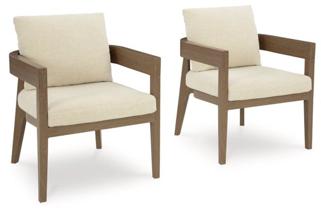 Serene Bay Arm Chair With Cushion (2/CN) - Select Living Furniture - Select Living Furniture - - Serene Bay Arm Chair With Cushion (2/CN) -