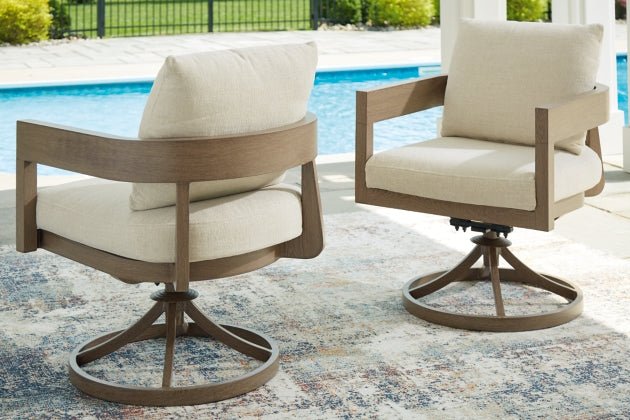 Serene Bay Swivel Chair w/Cushion (2/CN) - Select Living Furniture - Select Living Furniture - - Serene Bay Swivel Chair w/Cushion (2/CN) -