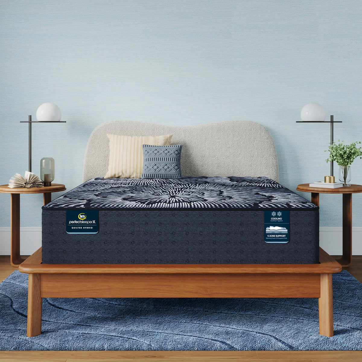 Serta® Perfect Sleeper X™ Excelled Extra Firm 13.75" Quilted Hybrid Mattress - Select Living Furniture - Pillow Top Mattresses - Serta - - Twin XL -Extra firm - Serta® Perfect Sleeper X™ Excelled Extra Firm 13.75" Quilted Hybrid Mattress -