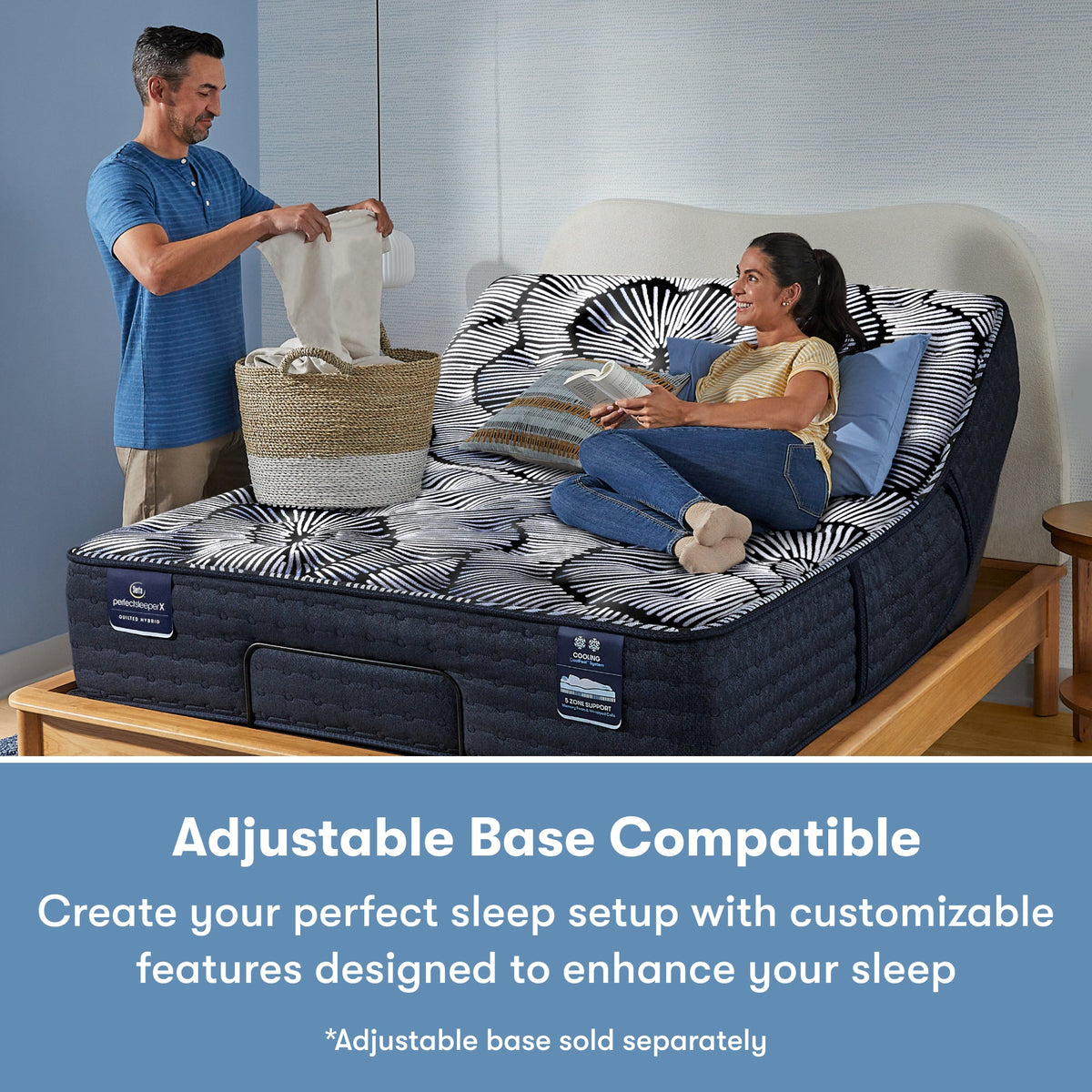 Serta® Perfect Sleeper X™ Excelled Plush 14.25" Quilted Hybrid Mattress - Select Living Furniture - Pillow Top Mattresses - Serta - - Twin XL -Plush - Serta® Perfect Sleeper X™ Excelled Plush 14.25" Quilted Hybrid Mattress -