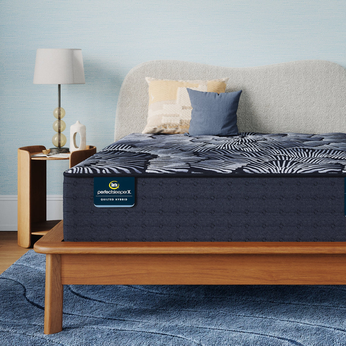 Serta® Perfect Sleeper X™ Knox Plush 13.75" Quilted Hybrid Mattress - Select Living Furniture - Pillow Top Mattresses - Serta - - Twin XL -Plush - Serta® Perfect Sleeper X™ Knox Plush 13.75" Quilted Hybrid Mattress -