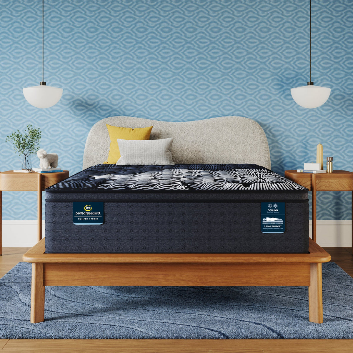Serta® Perfect Sleeper X™ Max Firm Pillow Top 15.25" Quilted Hybrid Mattress - Select Living Furniture - Pillow Top Mattresses - Serta - - Twin XL -Firm - Serta® Perfect Sleeper X™ Max Firm Pillow Top 15.25" Quilted Hybrid Mattress -