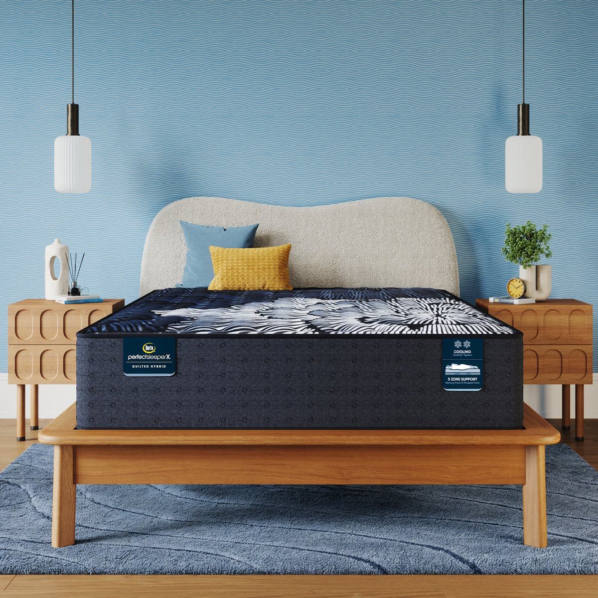 Serta® Perfect Sleeper X™ Max Medium 14.25" Quilted Hybrid Mattress - Select Living Furniture - Pillow Top Mattresses - Serta - - Twin XL -Medium - Serta® Perfect Sleeper X™ Max Medium 14.25" Quilted Hybrid Mattress -