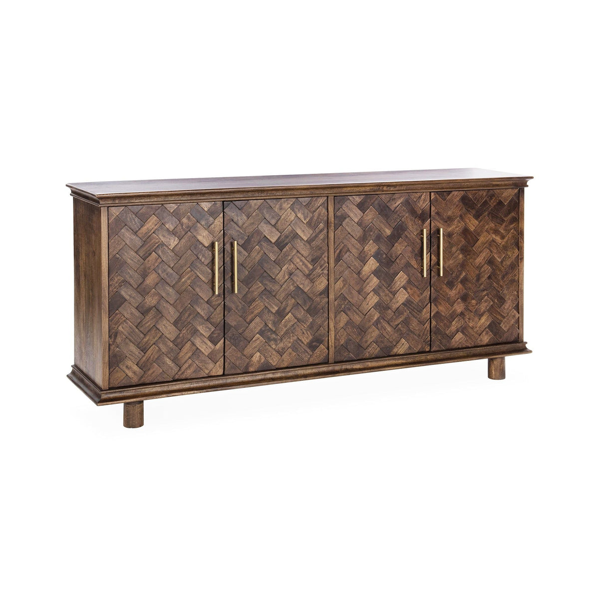 Shira - 4 Door Buffet - Kona Brown - Select Living Furniture - Buffets - Classic Home - 52010984 - Shira - 4 Door Buffet - Kona Brown -