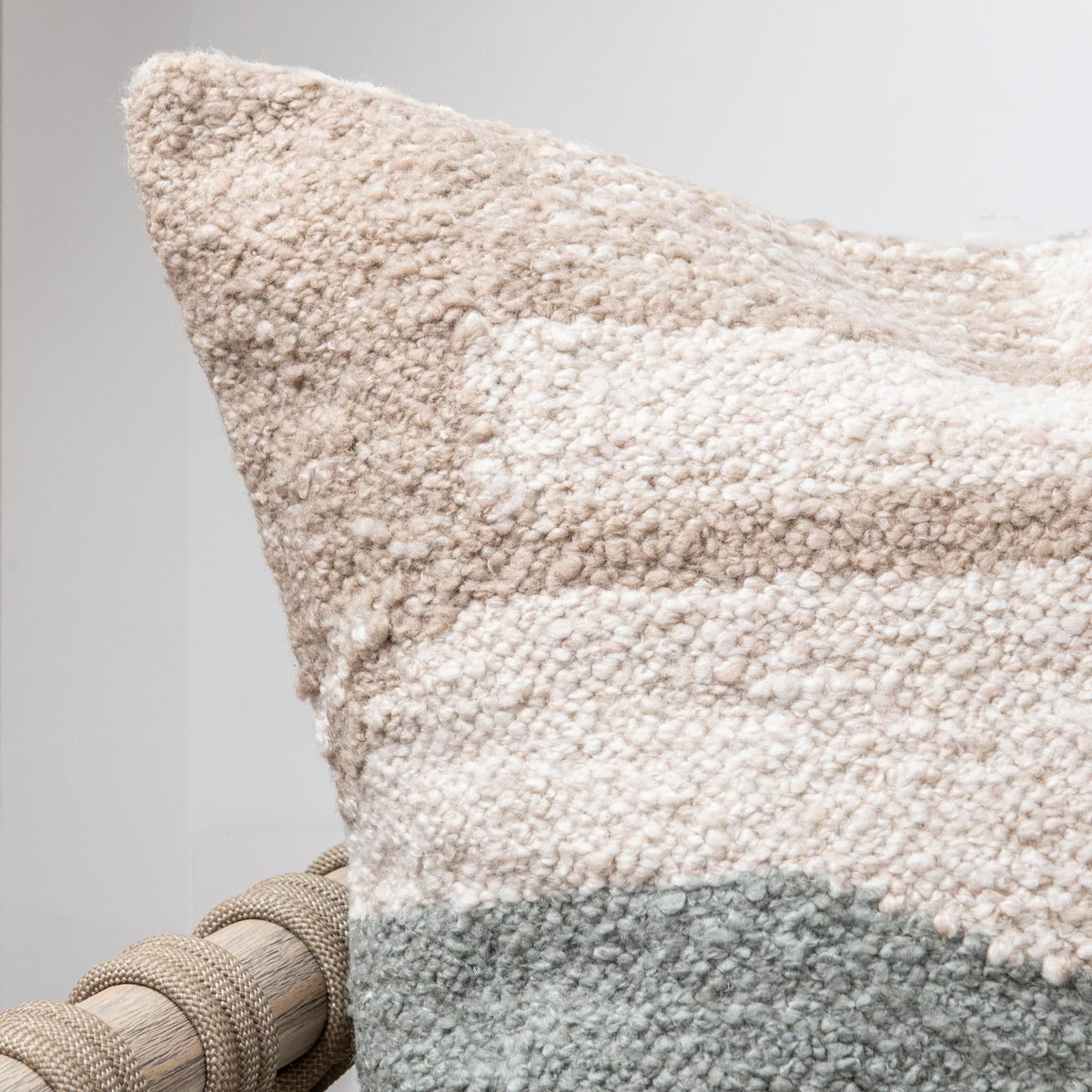 Sita - Accent Pillow - Select Living Furniture - Accent Pillows - Villa - VO11001 - Blue Sea / Natural - Sita - Accent Pillow -