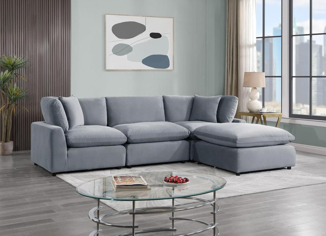 SKY Modular Cloud Sectional - Select Living Furniture - Stationary Sectionals - Happy Homes - - Chalk - SKY Modular Cloud Sectional -
