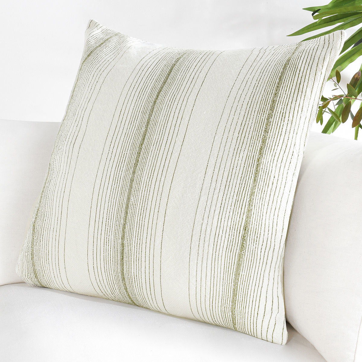 Stillness - ST Theta Pillow - Select Living Furniture - Accent Pillows - Villa - V280010 - Wheat Green -26" x 26" - Stillness - ST Theta Pillow -