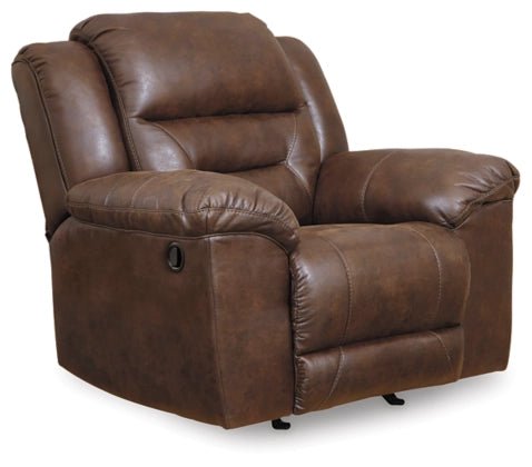 Stoneland Recliner - Select Living Furniture - Reclining Furniture, Leather Seating - Ashley Furniture - Chocolate - Stoneland Recliner -