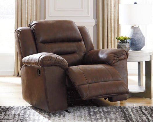 Stoneland Recliner - Select Living Furniture - Reclining Furniture, Leather Seating - Ashley Furniture - Chocolate - Stoneland Recliner -