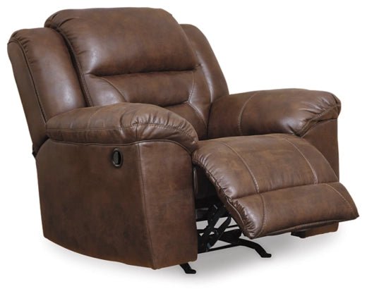 Stoneland Recliner - Select Living Furniture - Reclining Furniture, Leather Seating - Ashley Furniture - Chocolate - Stoneland Recliner -