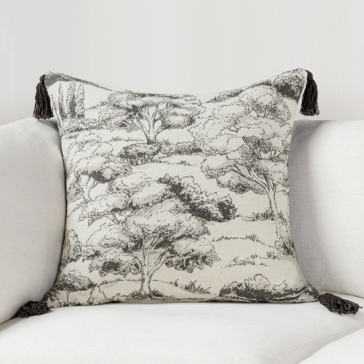 Stonework - Pillow - Select Living Furniture - Accent Pillows - Villa - V300032 - Charcoal - Stonework - Pillow -
