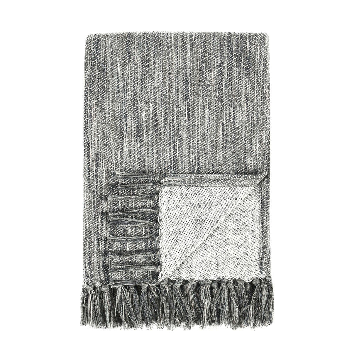 Throws - 50" x 70" TC Sharma Throw - Gray - Select Living Furniture - Throws - Villa - V290139 - Throws - 50" x 70" TC Sharma Throw - Gray -