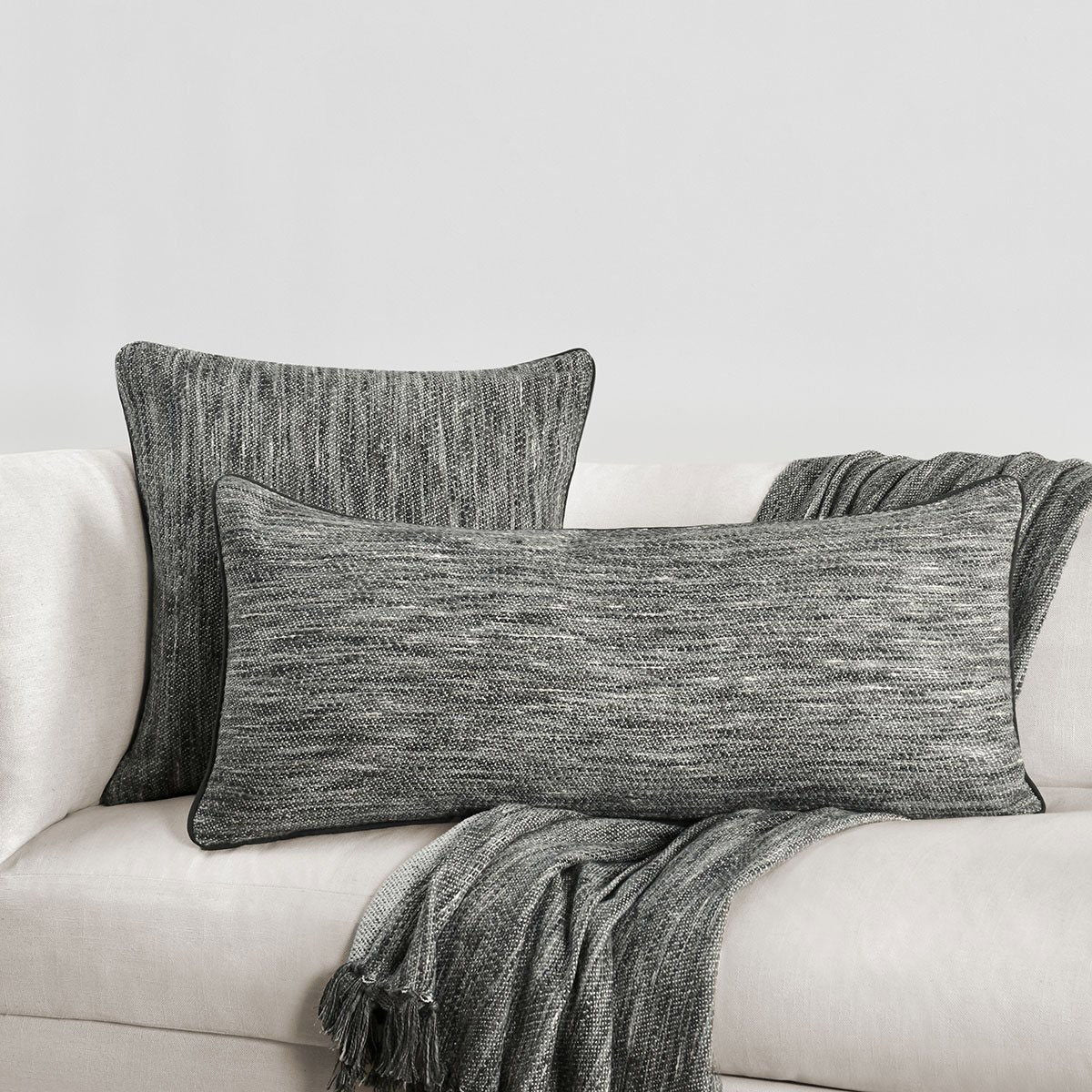 Throws - 50" x 70" TC Sharma Throw - Gray - Select Living Furniture - Throws - Villa - V290139 - Throws - 50" x 70" TC Sharma Throw - Gray -