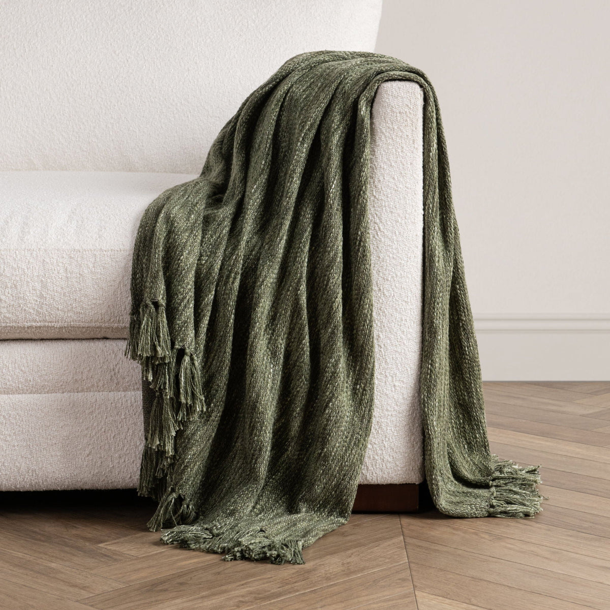 Throws - TC Sharma Throw - Select Living Furniture - Throws - Villa - V270057 - Cedar Green - Throws - TC Sharma Throw -