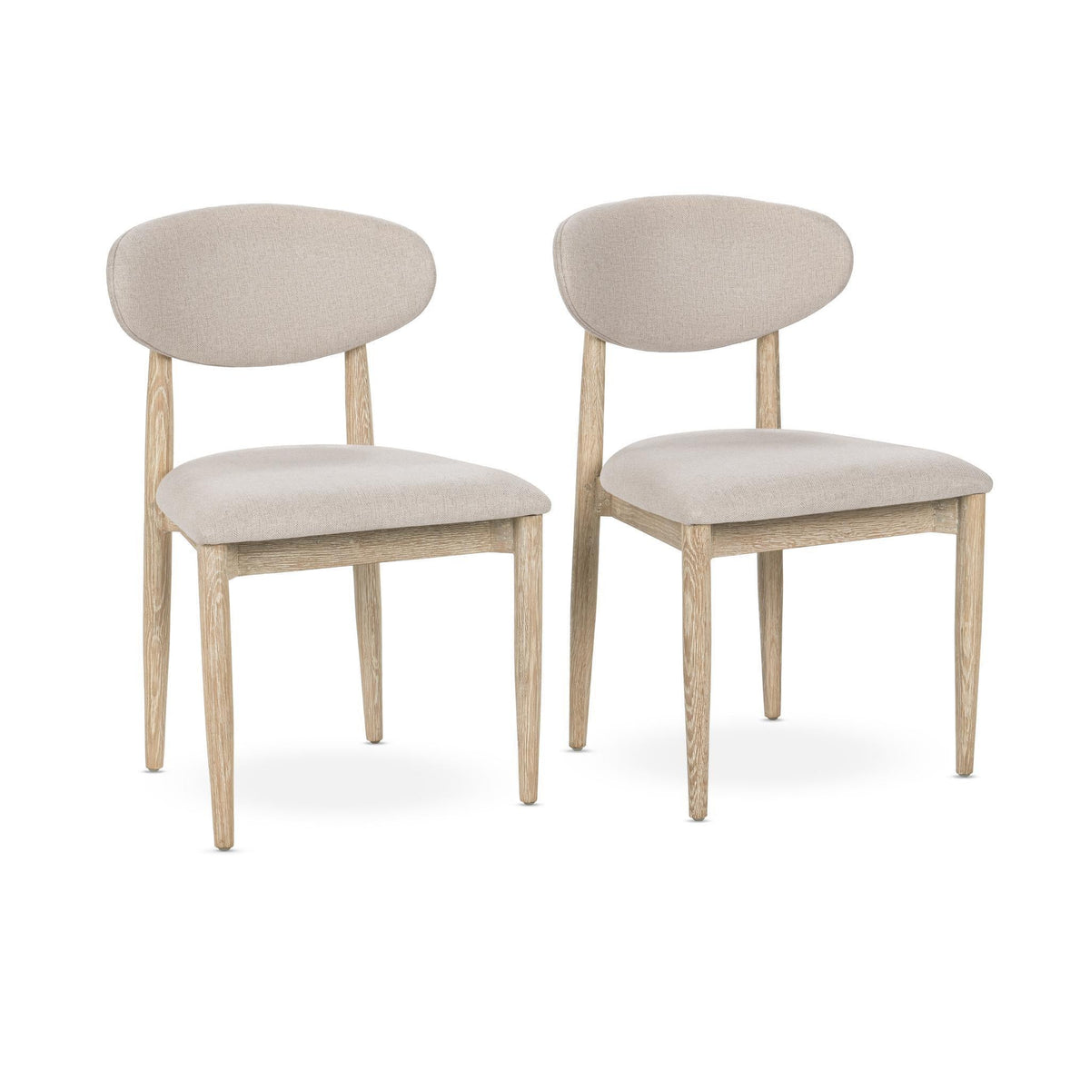 Tiber - Dining Chair (Set of 2) - Select Living Furniture - Chair Sets - Classic Home - 53006534 - Cream Washed - Tiber - Dining Chair (Set of 2) -
