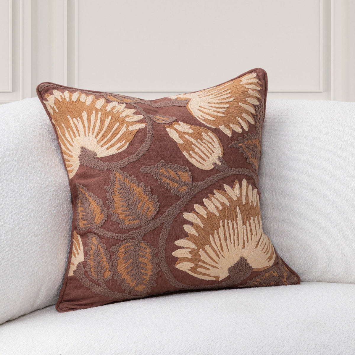 Transcendence - Folly Pillow - Select Living Furniture - Accent Pillows - Villa - V330017 - Mahogany - Transcendence - Folly Pillow -