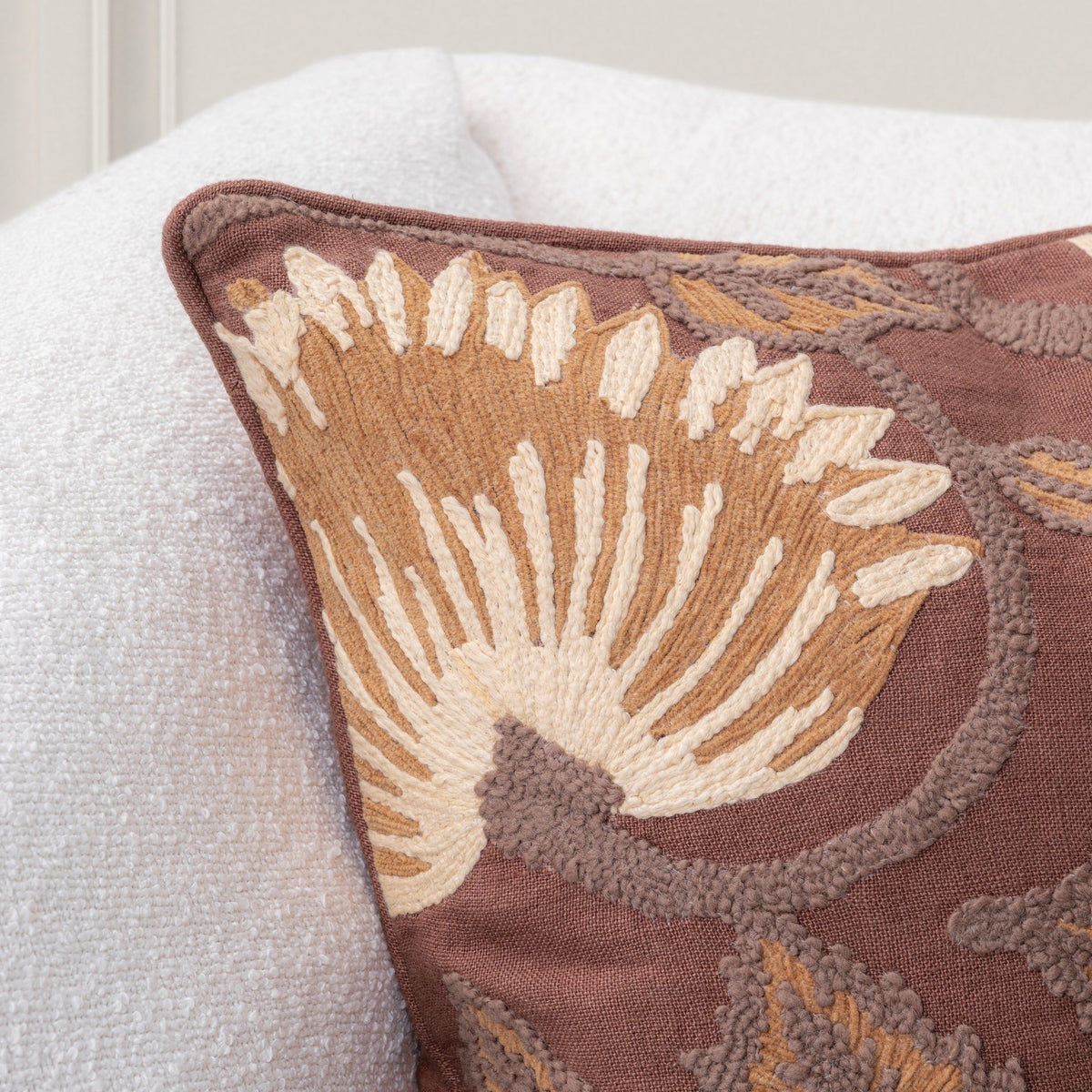 Transcendence - Folly Pillow - Select Living Furniture - Accent Pillows - Villa - V330017 - Mahogany - Transcendence - Folly Pillow -