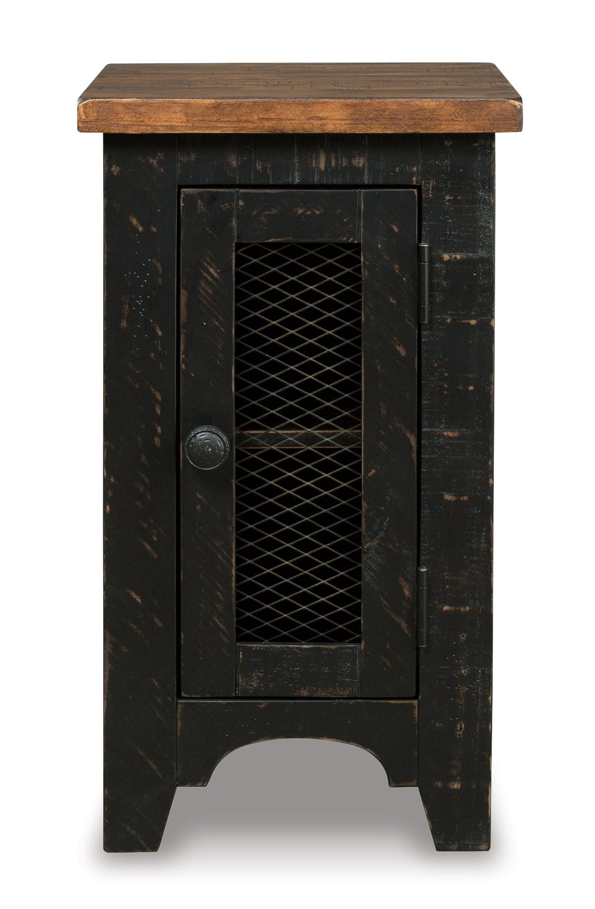 Valebeck - Chair Side End Table - Black / Brown - Select Living Furniture - Chair Side Tables - Signature Design by Ashley® - T468-7 - Valebeck - Chair Side End Table - Black / Brown -