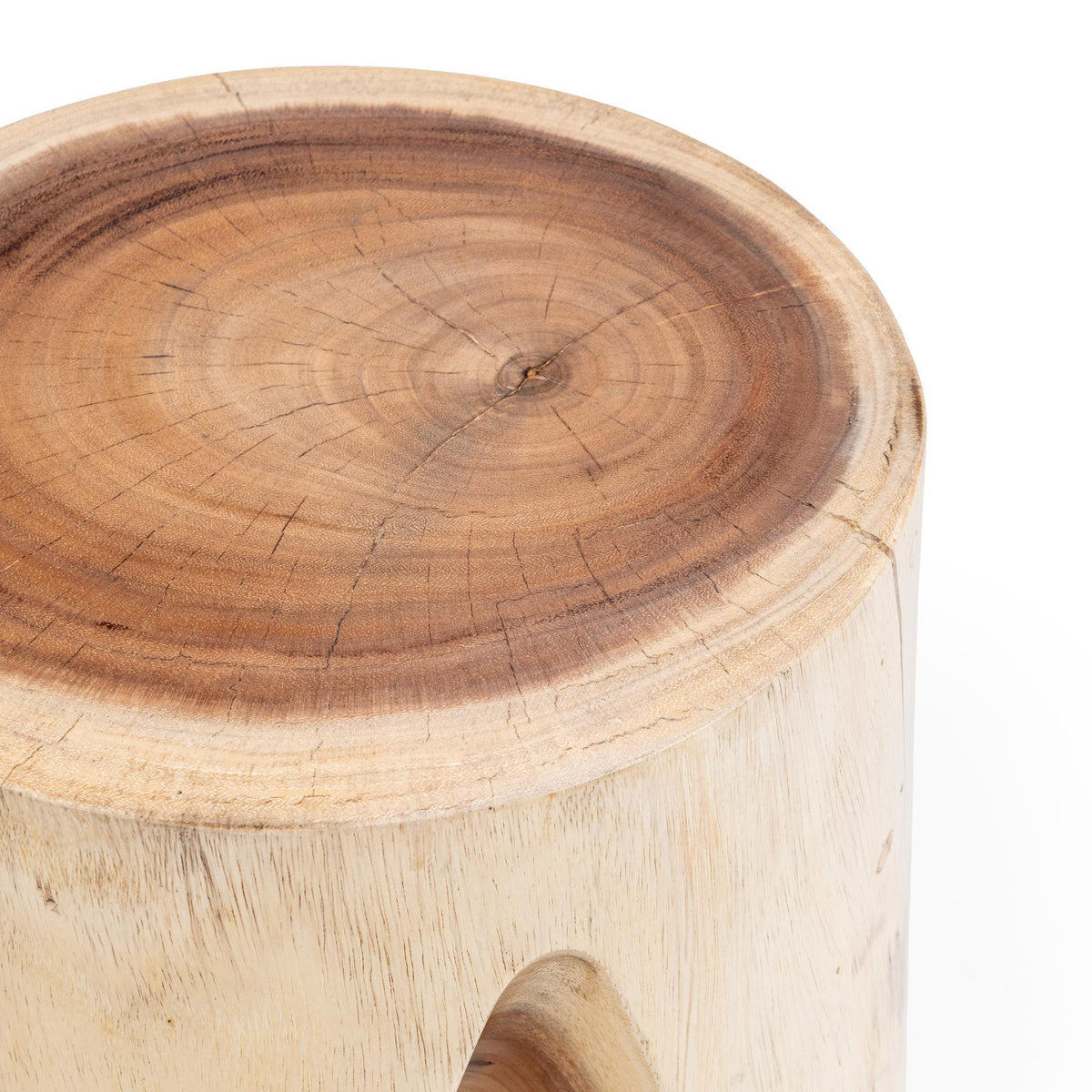 Vela - Accent Table - Select Living Furniture - Accent Tables - Classic Home - 51005526 - Natural -14"W x 14"D x 21"H - Vela - Accent Table -
