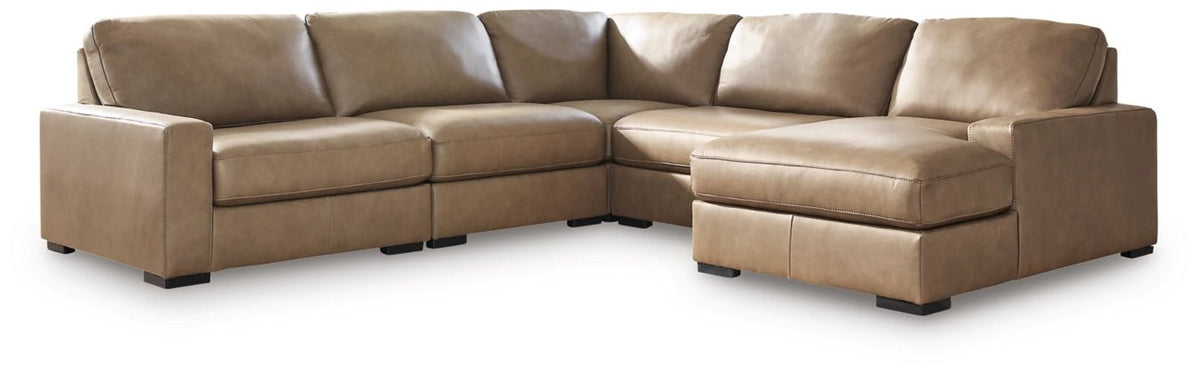 Veronella Sectional - Select Living Furniture - Ashley Furniture - - Sahara -5 Piece Sectional with RAF Chaise - Veronella Sectional -