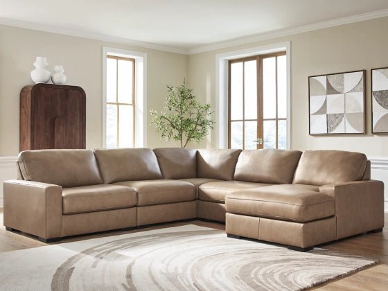 Veronella Sectional - Select Living Furniture - Ashley Furniture - - Sahara -5 Piece Sectional with RAF Chaise - lifestyle -