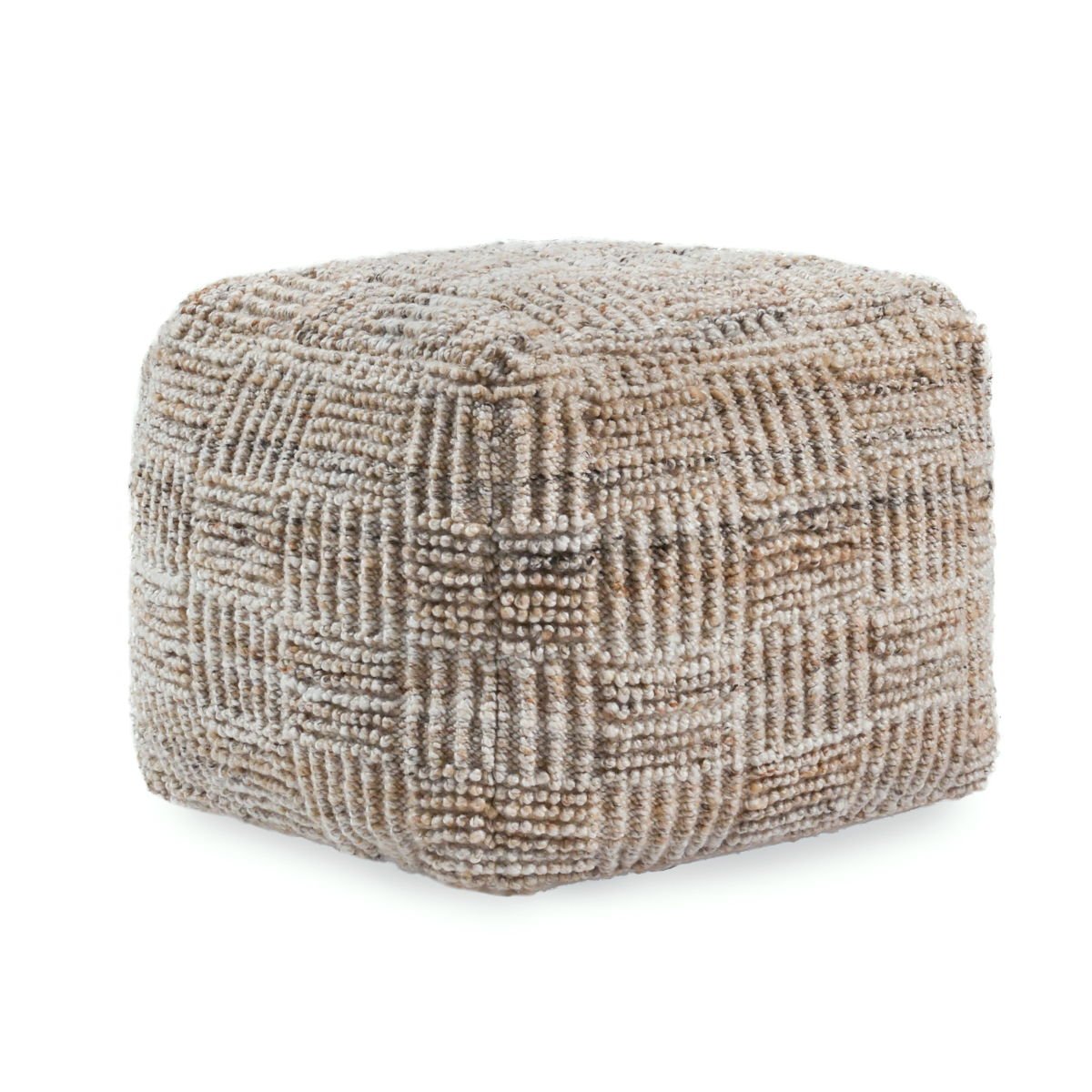 Vico - Pouf - Select Living Furniture - Accent Poufs - Villa - VP12224 - Caramel - Vico - Pouf -