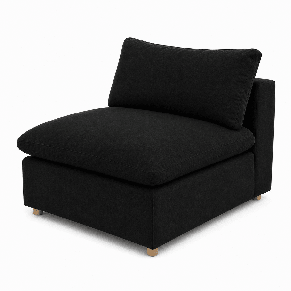 Walter Sectional Armless Chair - Select Living Furniture - Select Living Furniture - WALTER-ARMLLESS-CRM - Cream - Walter Sectional Armless Chair in Cream Performance Fabric -