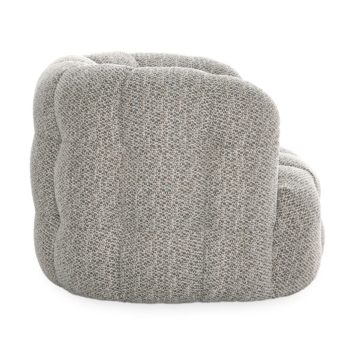 Walter - Upholstered Swivel Chair - Heathered Gray - Select Living Furniture - Swivel Chairs - Classic Home - 53051706 - Walter - Upholstered Swivel Chair - Heathered Gray -