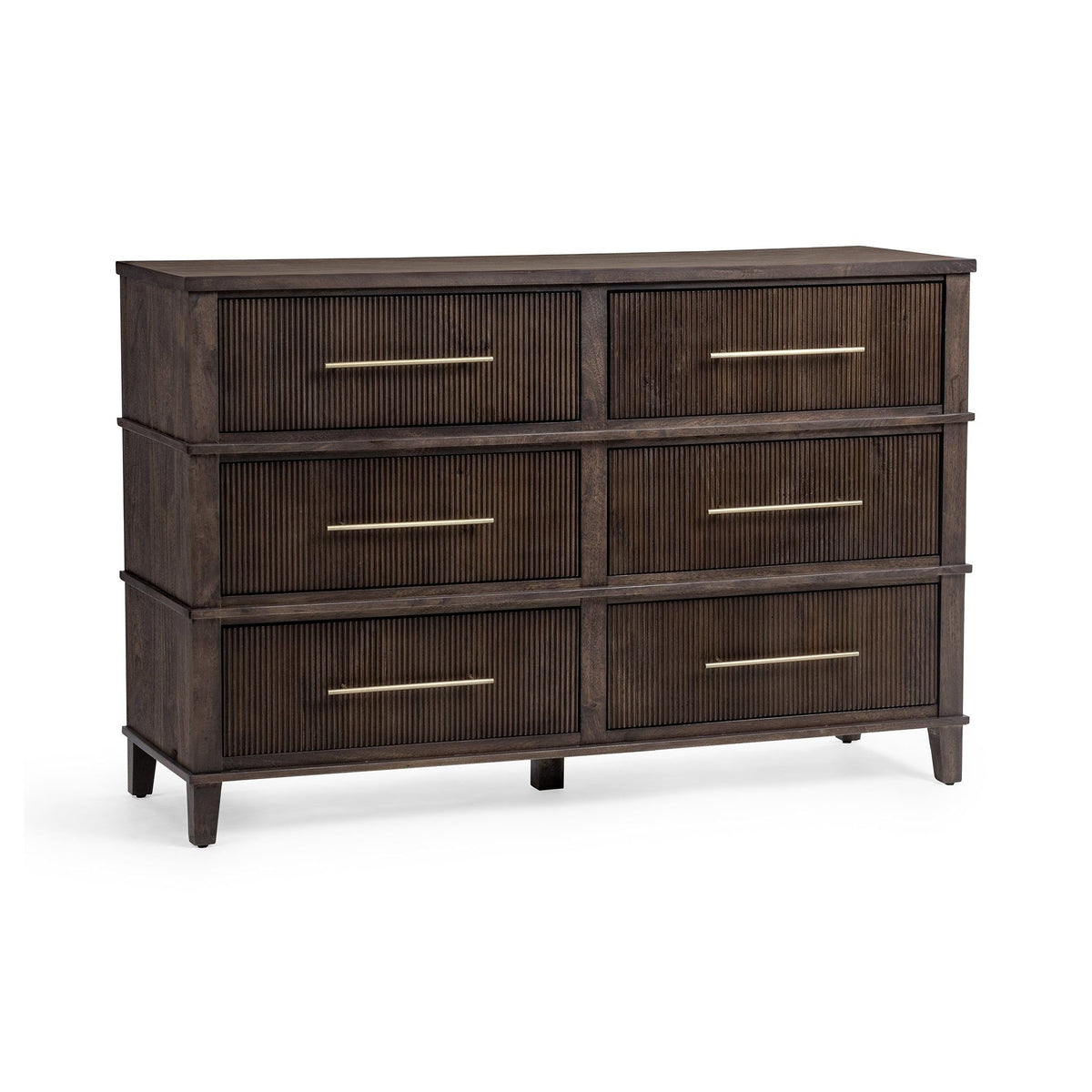 Westlake - 6 Drawers Dresser - Kona Brown - Select Living Furniture - Dressers - Classic Home - 52010995 - Westlake - 6 Drawers Dresser - Kona Brown -
