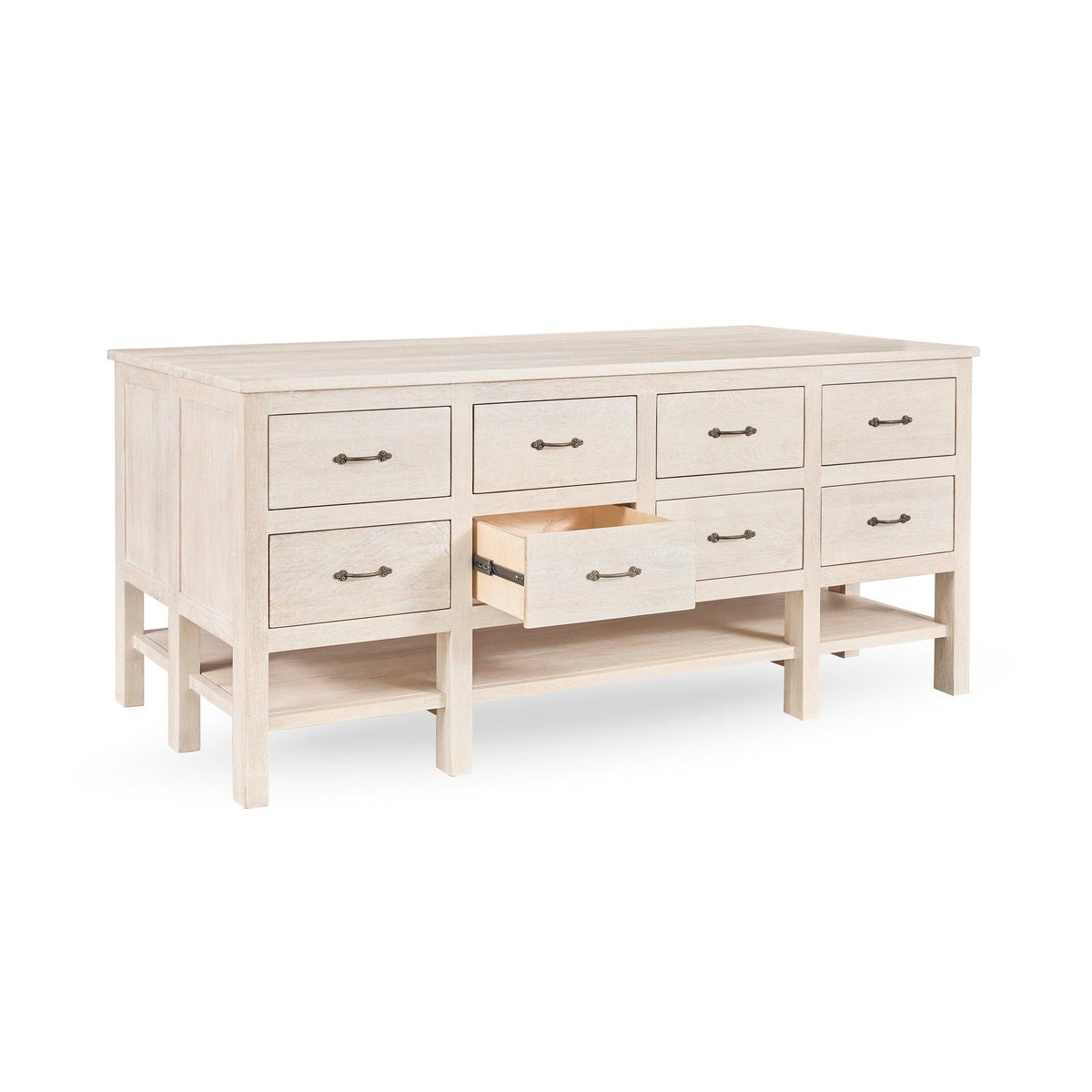 Workstation - White Washed - Select Living Furniture - Sideboards - Classic Home - 52011000 - Workstation - White Washed -