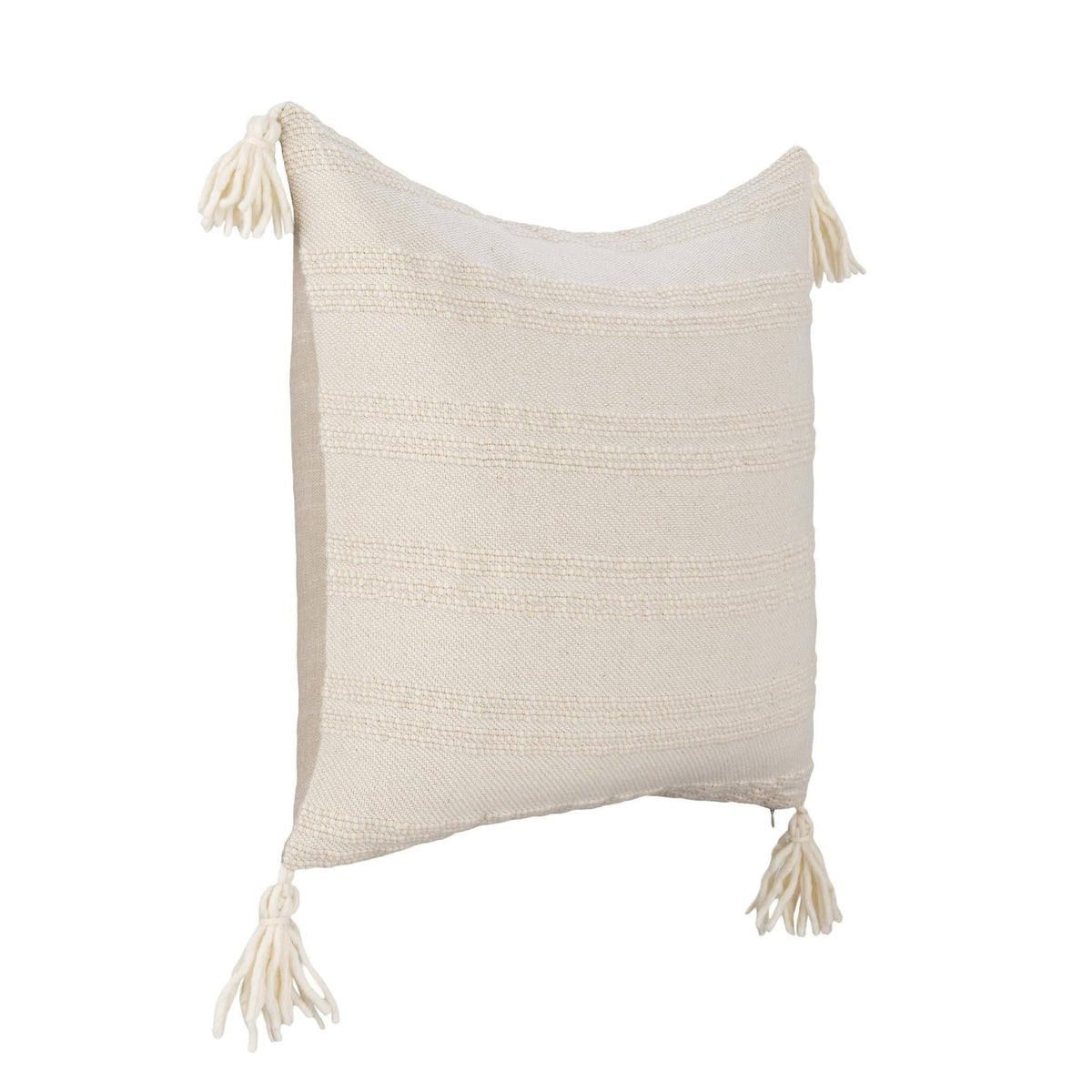 York - 26" x 26" Pillow - Natural / Ivory - Select Living Furniture - Accent Pillows - Villa - V320044 - York - 26" x 26" Pillow - Natural / Ivory -