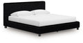 Zuraleus - Upholstered Bed - Select Living Furniture - Upholstered Beds - Signature Design by Ashley® - PCB3380B13 - Black -King - Zuraleus - Upholstered Bed -