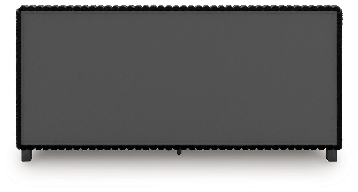 Zuraleus - Upholstered Bed - Select Living Furniture - Upholstered Beds - Signature Design by Ashley® - PCB3380B8 - Black -Queen - Zuraleus - Upholstered Bed -
