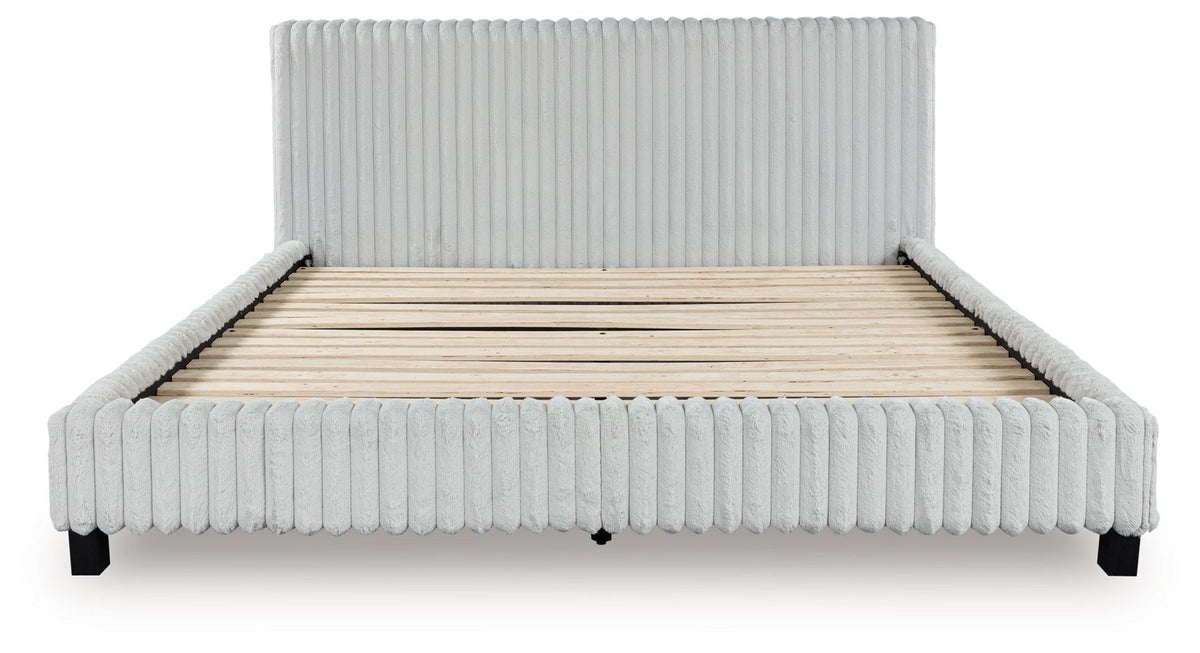 Zuraleus - Upholstered Bed - Select Living Furniture - Upholstered Beds - Signature Design by Ashley® - PCB3380B8 - Black -Queen - Zuraleus - Upholstered Bed -