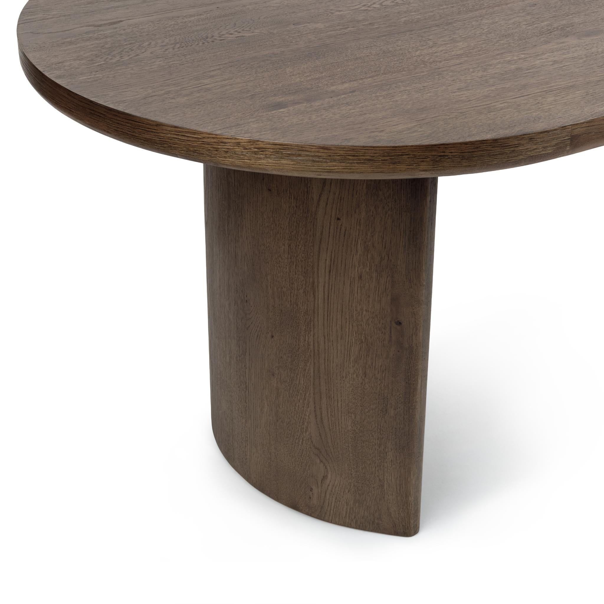 Estelle - Oval Dining Table - Soft Cocoa