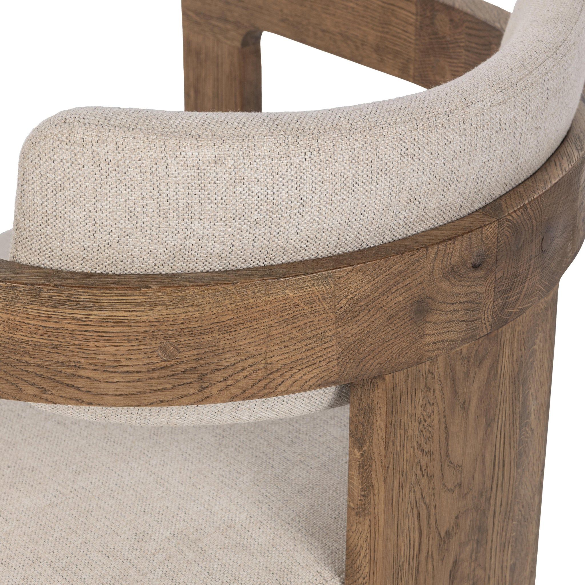 Labelle - Dining Armchair - Tan Oak