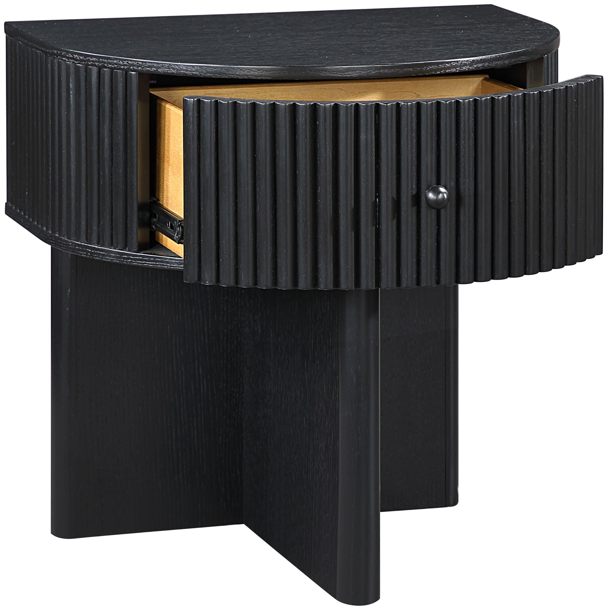 Cortland - Acacia Veneer And Solid Wood Night Stand