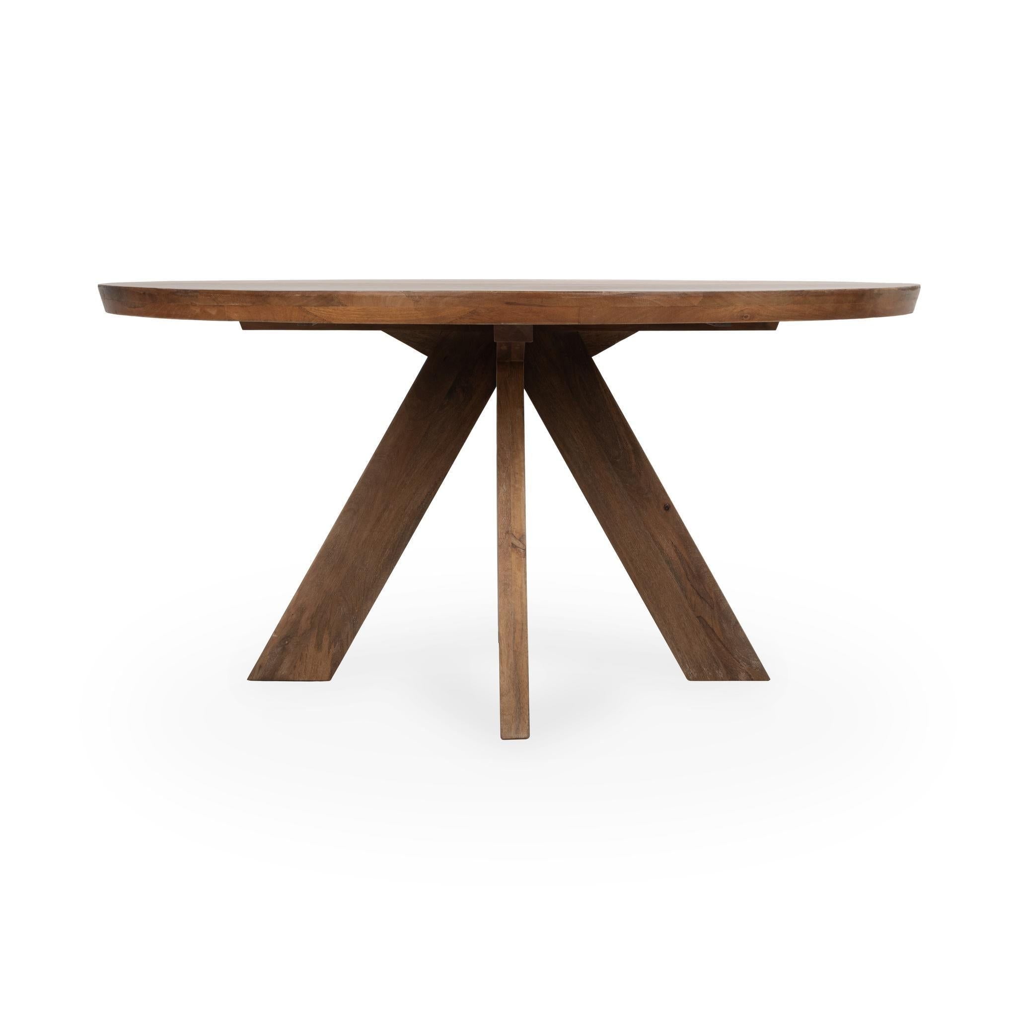 Rodrigo - Round Dining Table - Hickory Brown