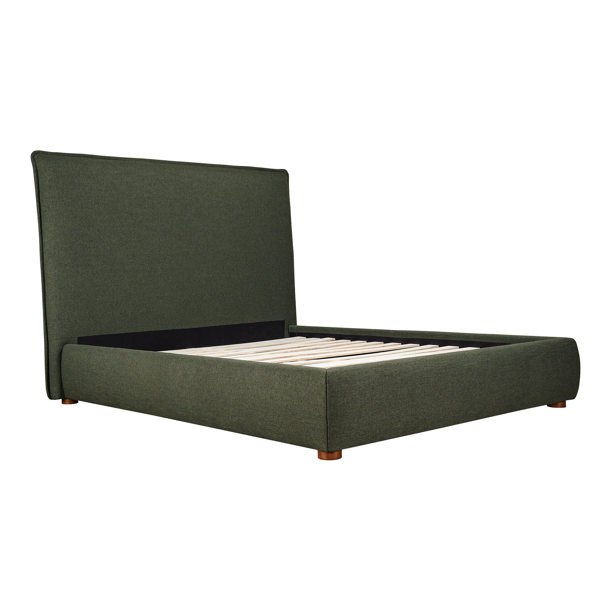 Luzon - Queen Bed Tall Headboard - Deep Forest