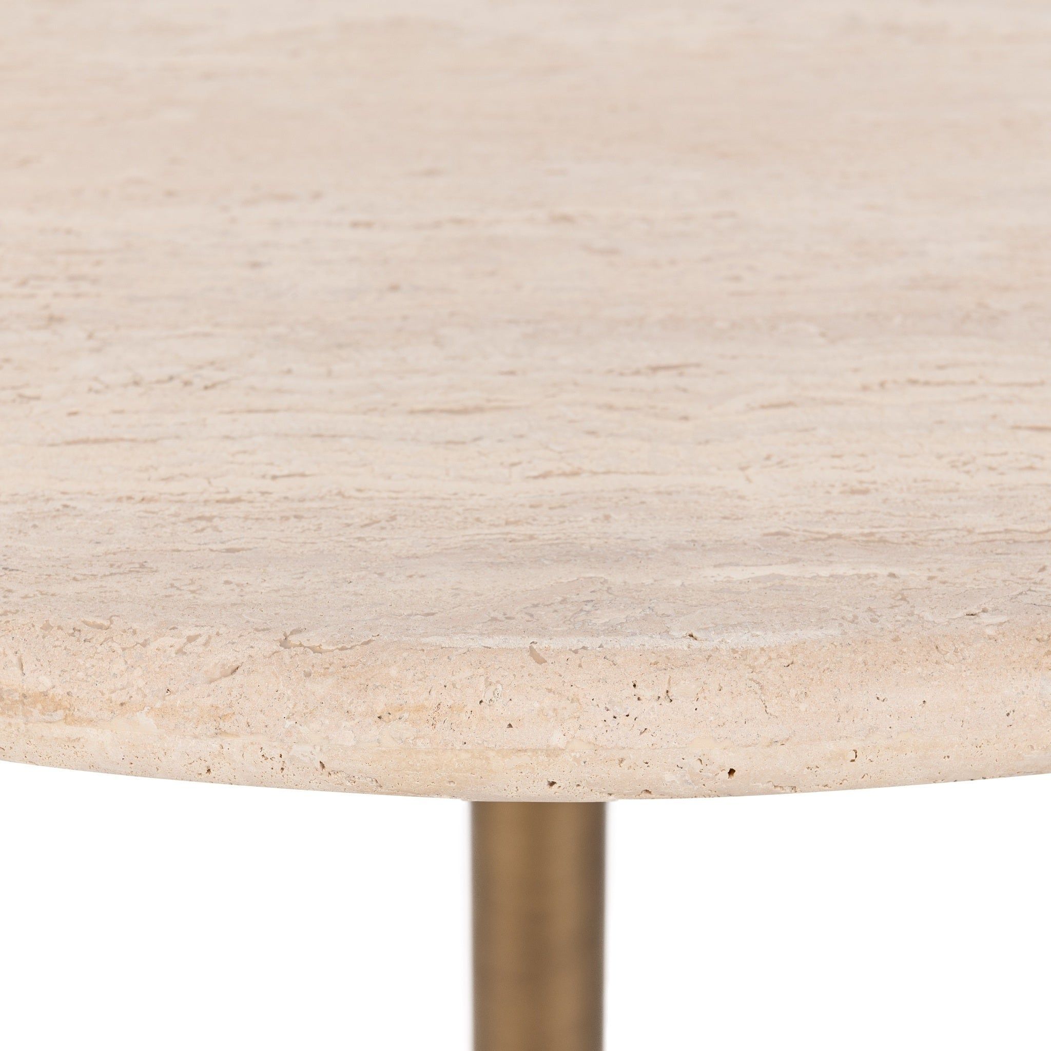 Malani - Travertine Gathering Table