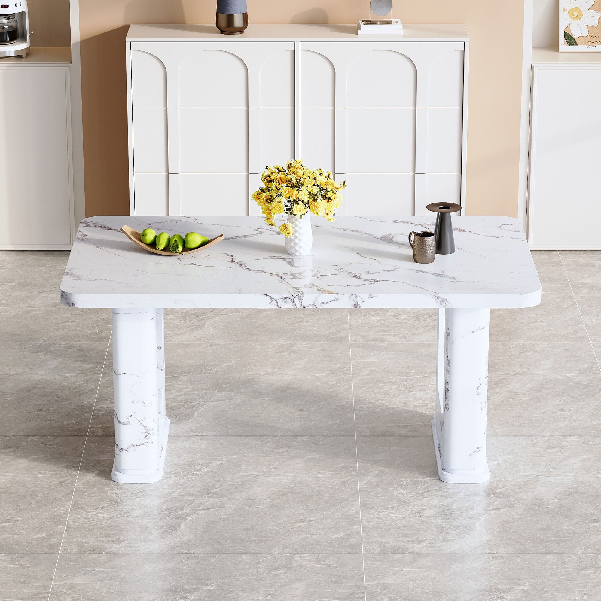 Stylish Versatile Textured Dining Table