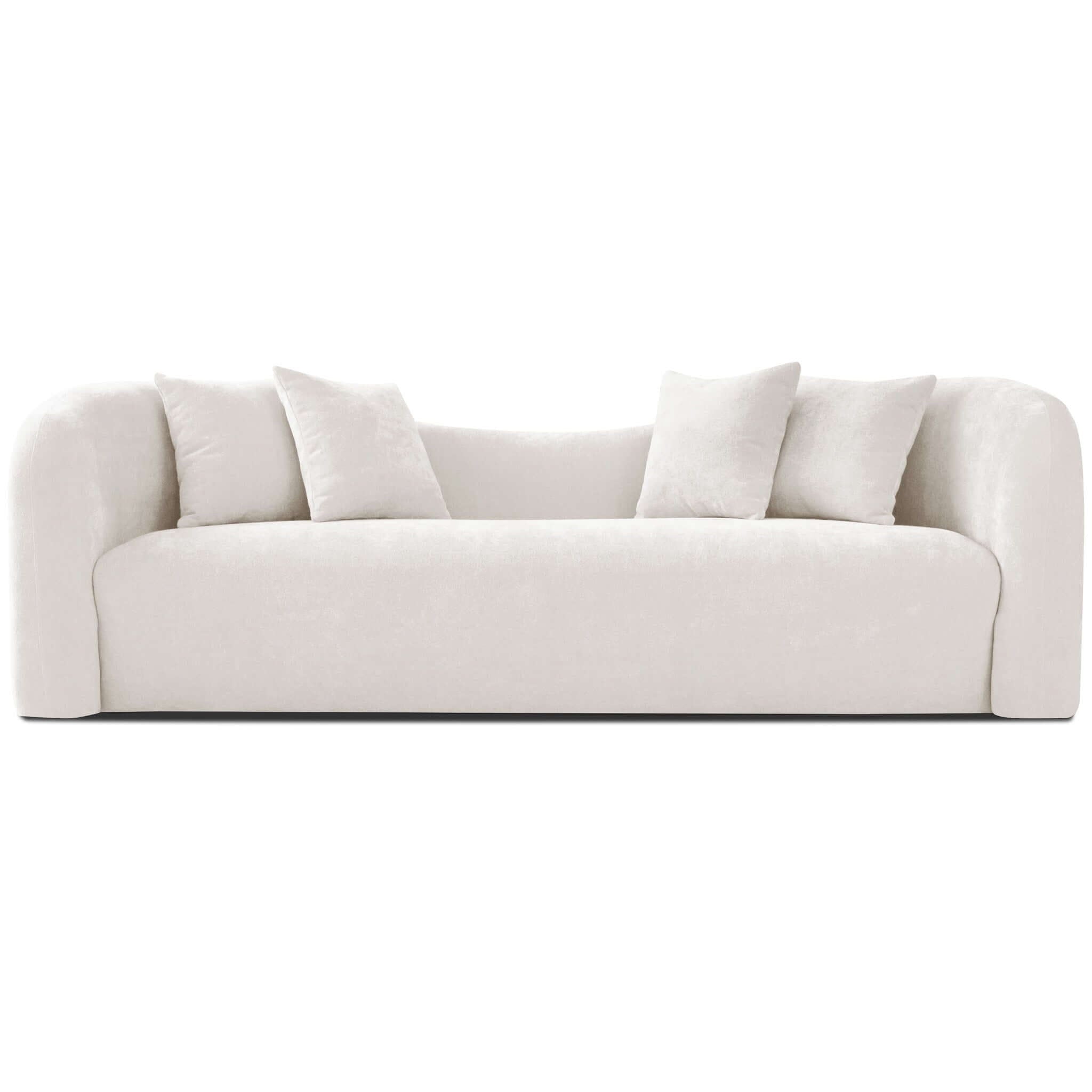 Mason - Mid Century Modern Luxury Tight Back Curvy Couch