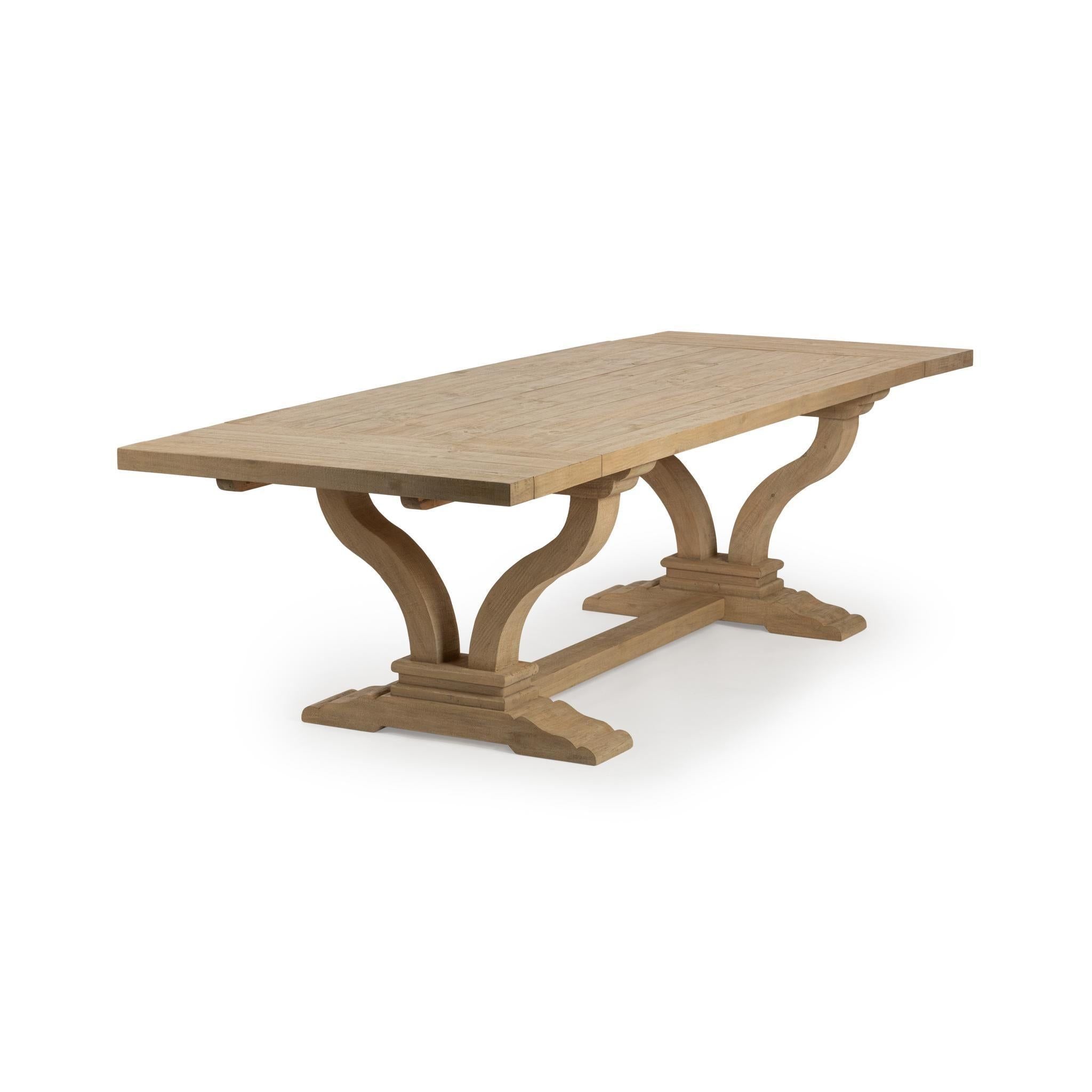 Julia - 86-110" Extension Dining Table - Soft Earth