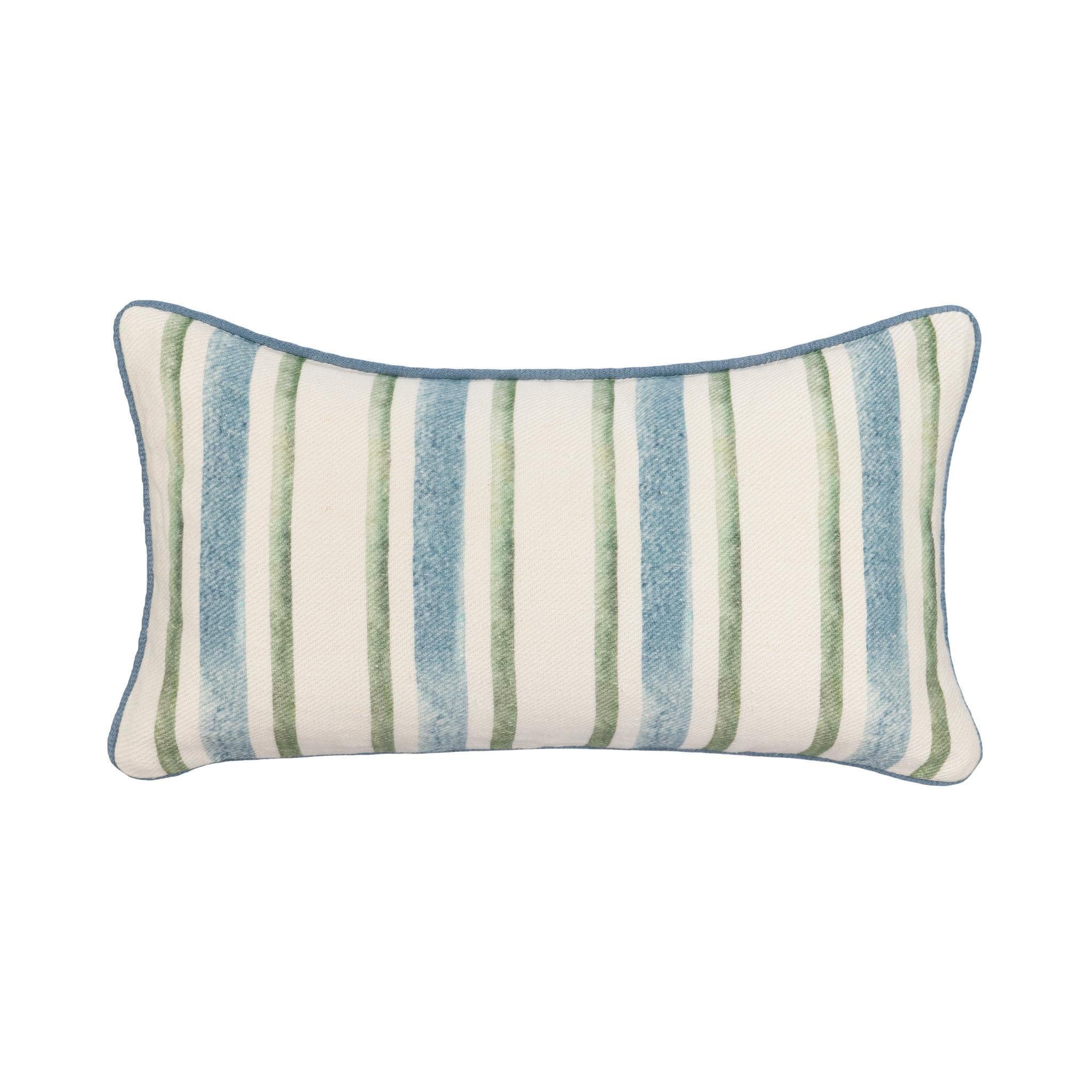 Tranquil Coasts - Harbor Stripe Pillow