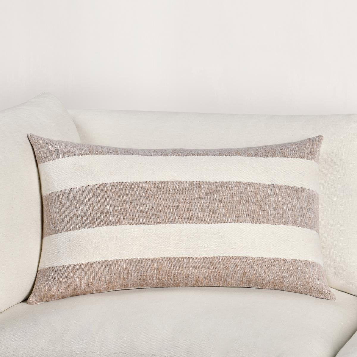 Gardner - BW Pillow - Hazel/Ivory