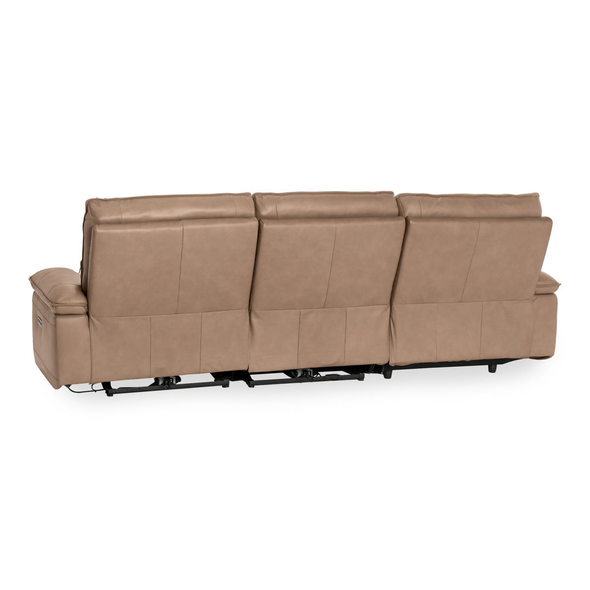 Branford - Power Recliner Sectional With LAF Chaise - Camel