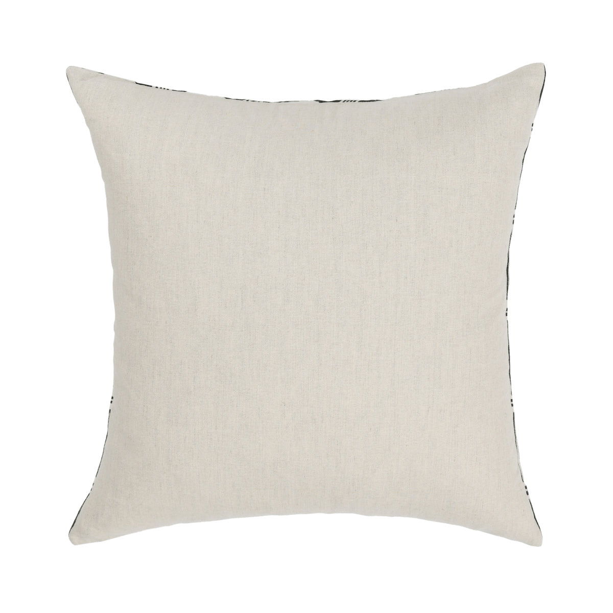 Radiant Oasis - Nubia Pillow 22' x 22' - Black/White