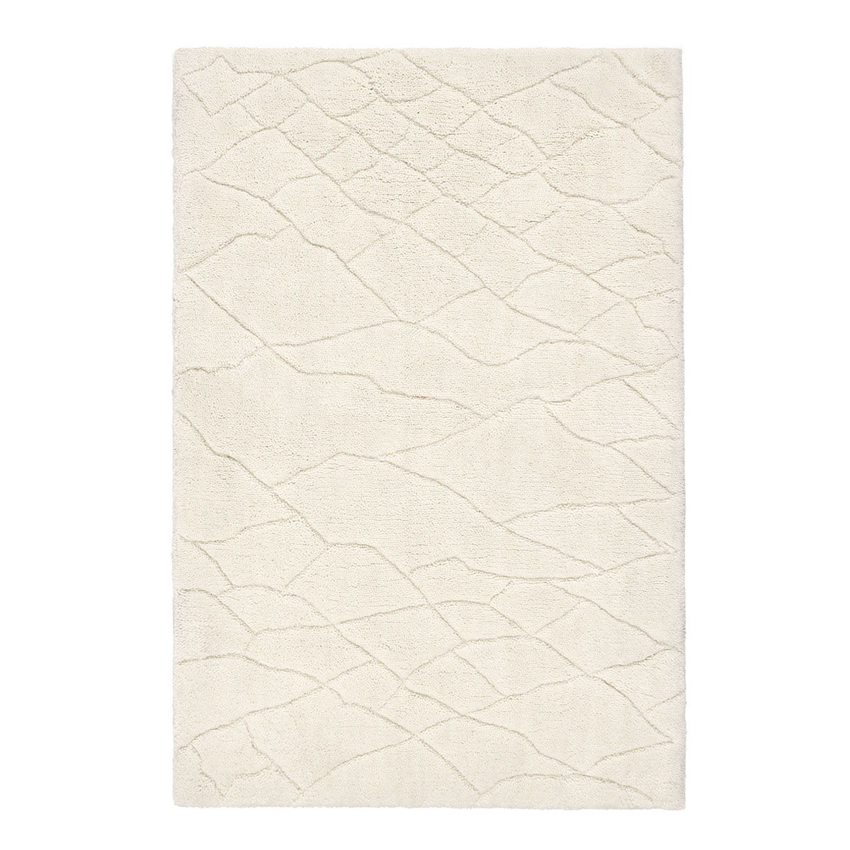 Renewed - 2' x 3' Lucerne Wool Area Rug - Ivory