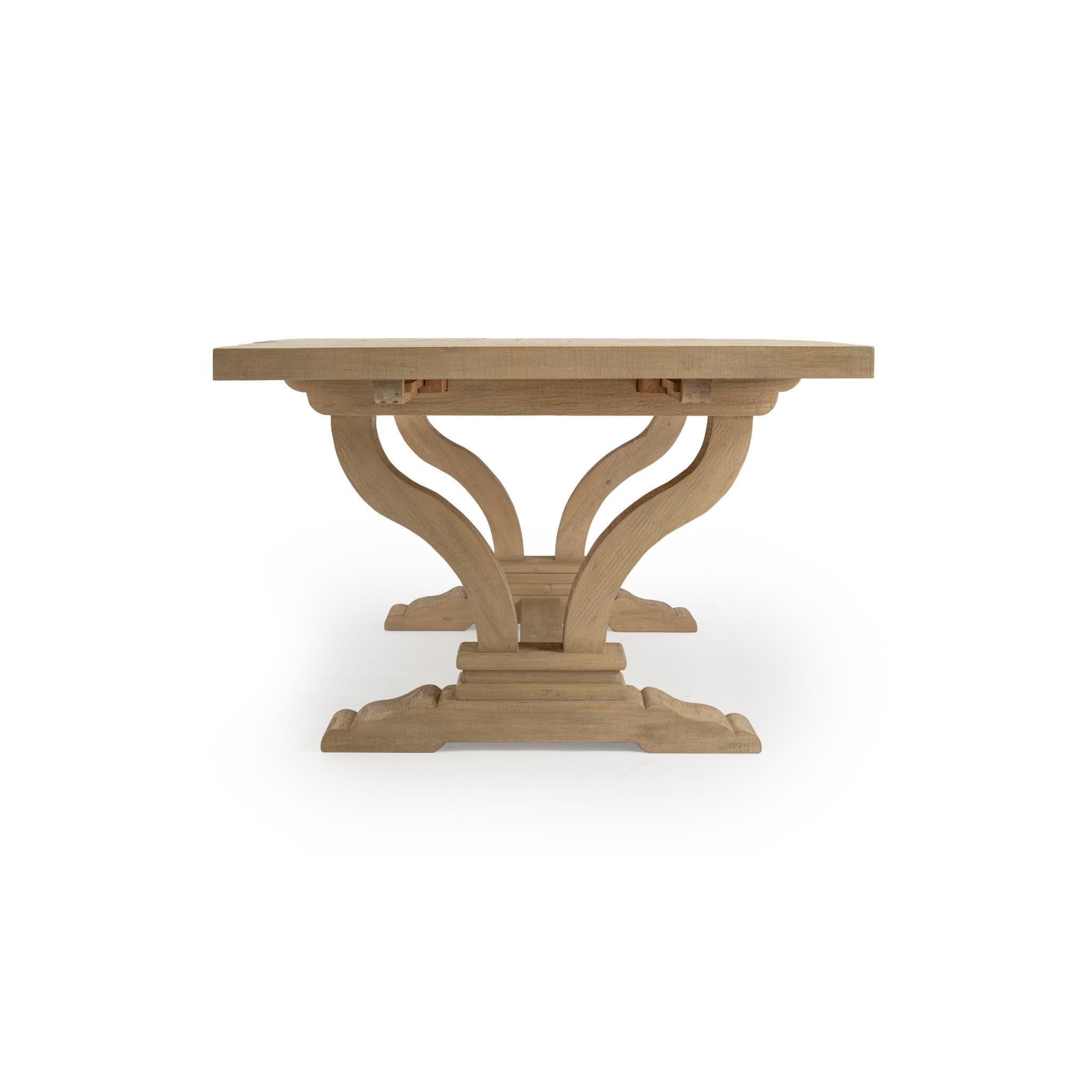 Julia - 86-110" Extension Dining Table - Soft Earth
